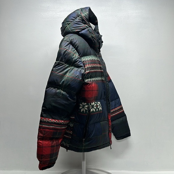 Polo Ralph Lauren The Gorham Ripstop Bomber Puffer Jacket Coat Patchwork L Large - Picture 5 of 12